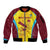 Custom West Indies Cricket Sleeve Zip Bomber Jacket Go Windies Go - Wonder Print Shop