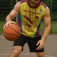 Custom West Indies Cricket Sleeveless Hoodie Go Windies Go - Wonder Print Shop