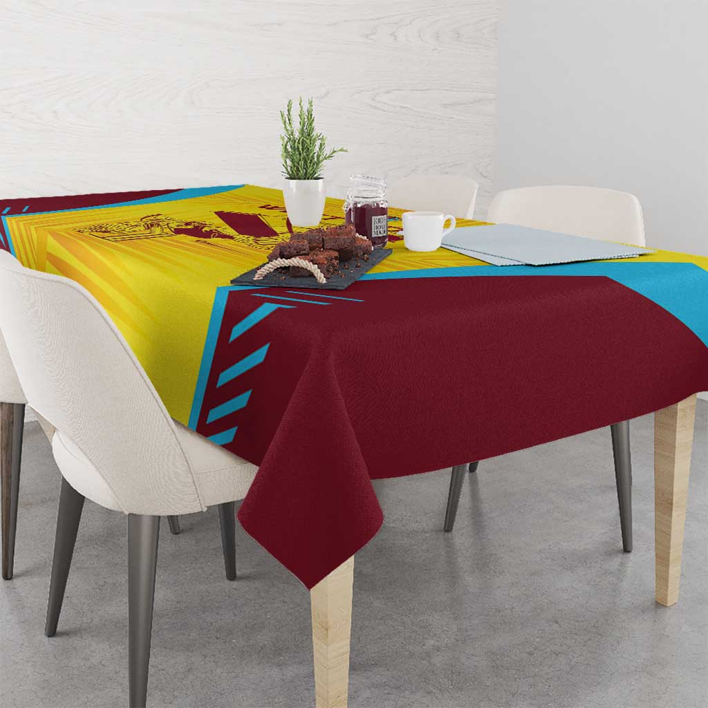 West Indies Cricket Tablecloth Go Windies Go - Wonder Print Shop