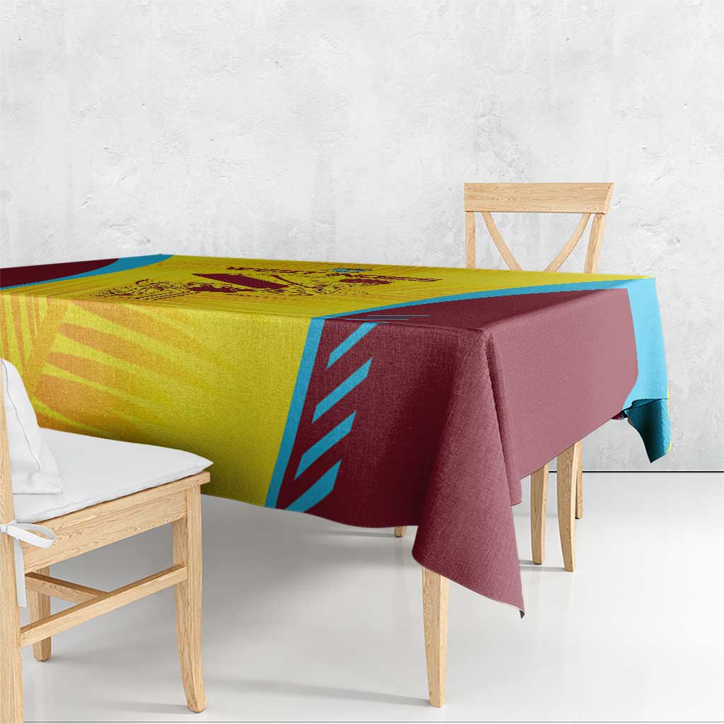 West Indies Cricket Tablecloth Go Windies Go - Wonder Print Shop