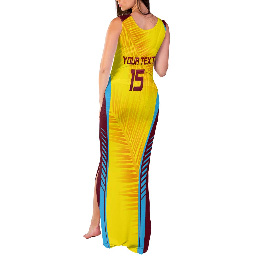 Custom West Indies Cricket Tank Maxi Dress Go Windies Go - Wonder Print Shop