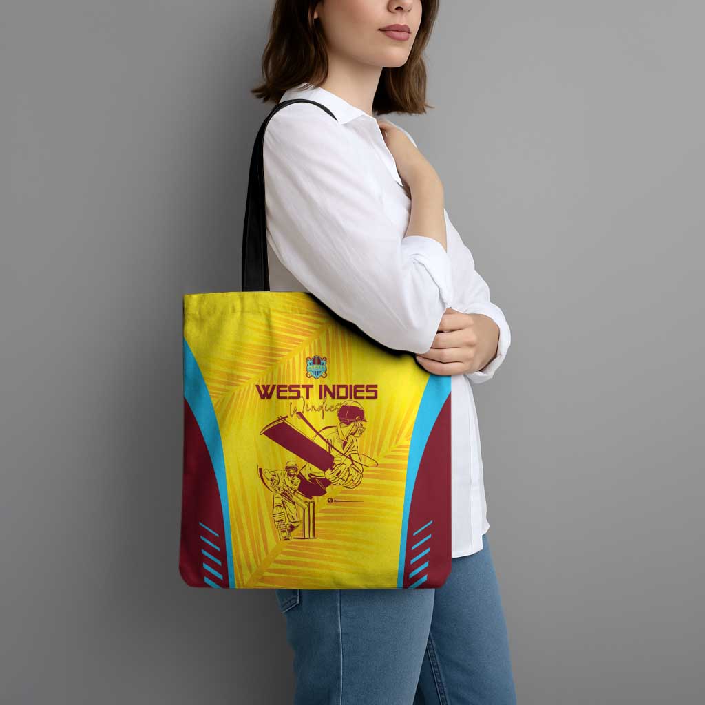 West Indies Cricket Tote Bag Go Windies Go - Wonder Print Shop