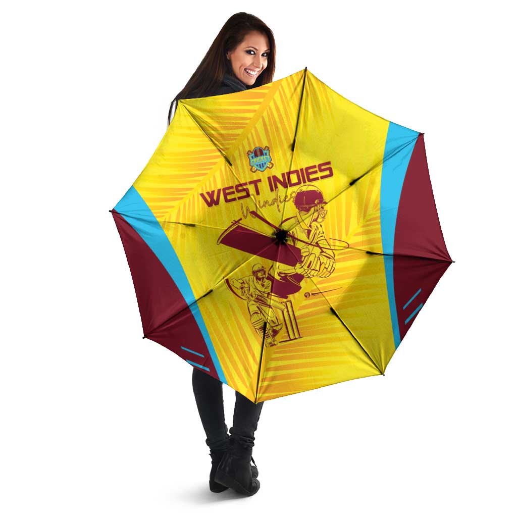 West Indies Cricket Umbrella Go Windies Go - Wonder Print Shop