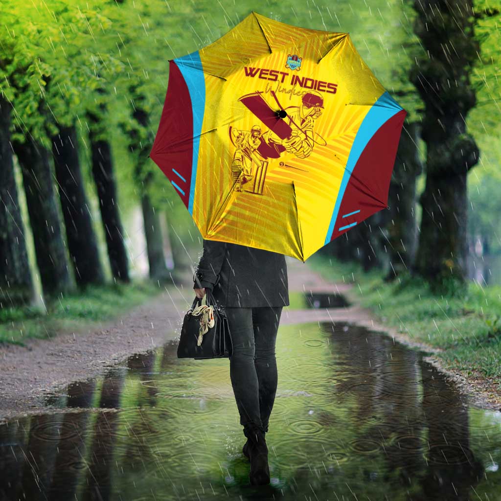 West Indies Cricket Umbrella Go Windies Go - Wonder Print Shop
