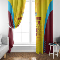 West Indies Cricket Window Curtain Go Windies Go - Wonder Print Shop