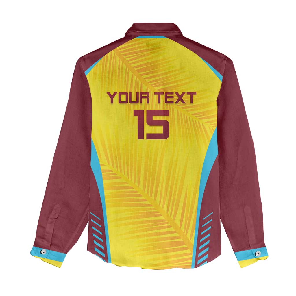Custom West Indies Cricket Women Casual Shirt Go Windies Go - Wonder Print Shop