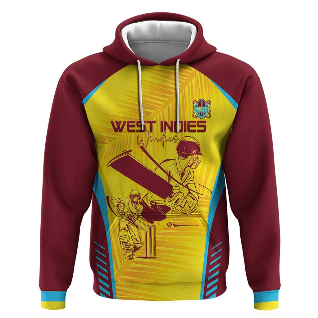 Custom West Indies Cricket Zip Hoodie Go Windies Go - Wonder Print Shop