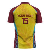 Custom West Indies Cricket Zipper Polo Shirt Go Windies Go - Wonder Print Shop