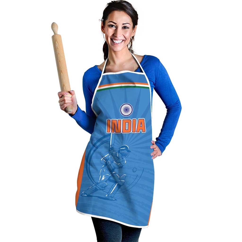 India Cricket Apron Go Champions - Wonder Print Shop
