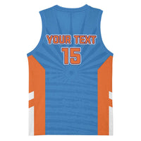 Custom India Cricket Basketball Jersey Go Champions - Wonder Print Shop