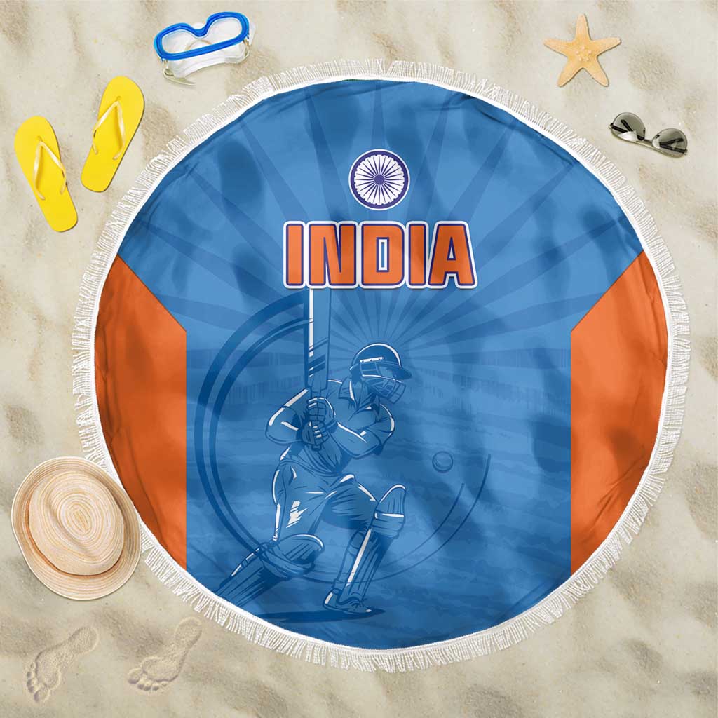 India Cricket Beach Blanket Go Champions - Wonder Print Shop