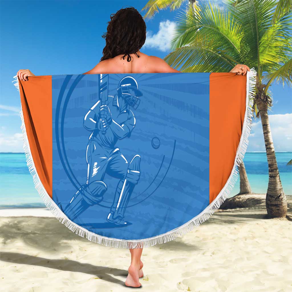 India Cricket Beach Blanket Go Champions - Wonder Print Shop