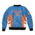 Custom India Cricket Bomber Jacket Go Champions - Wonder Print Shop