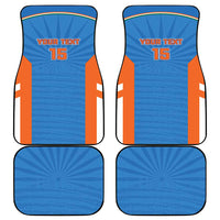 Custom India Cricket Car Mats Go Champions - Wonder Print Shop