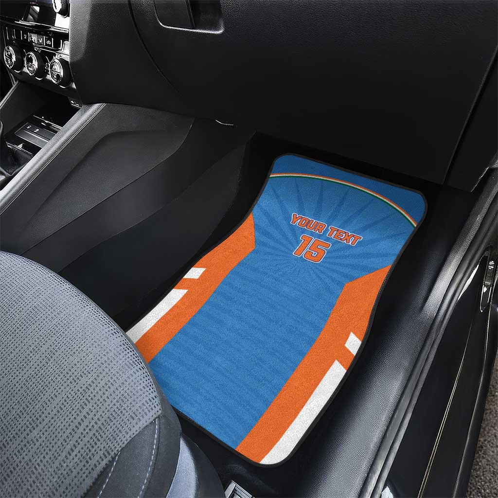 Custom India Cricket Car Mats Go Champions - Wonder Print Shop