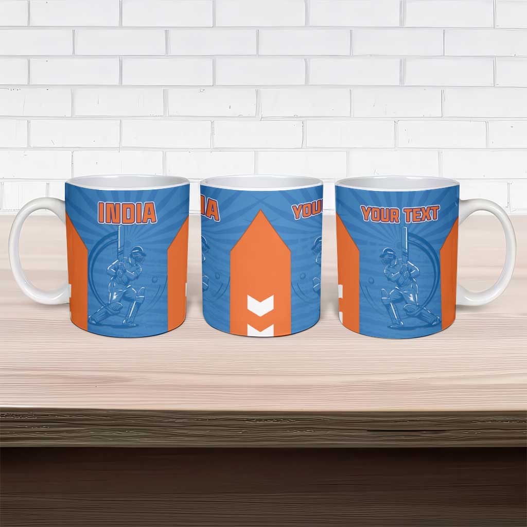 Custom India Cricket Ceramic Mug Go Champions - Wonder Print Shop