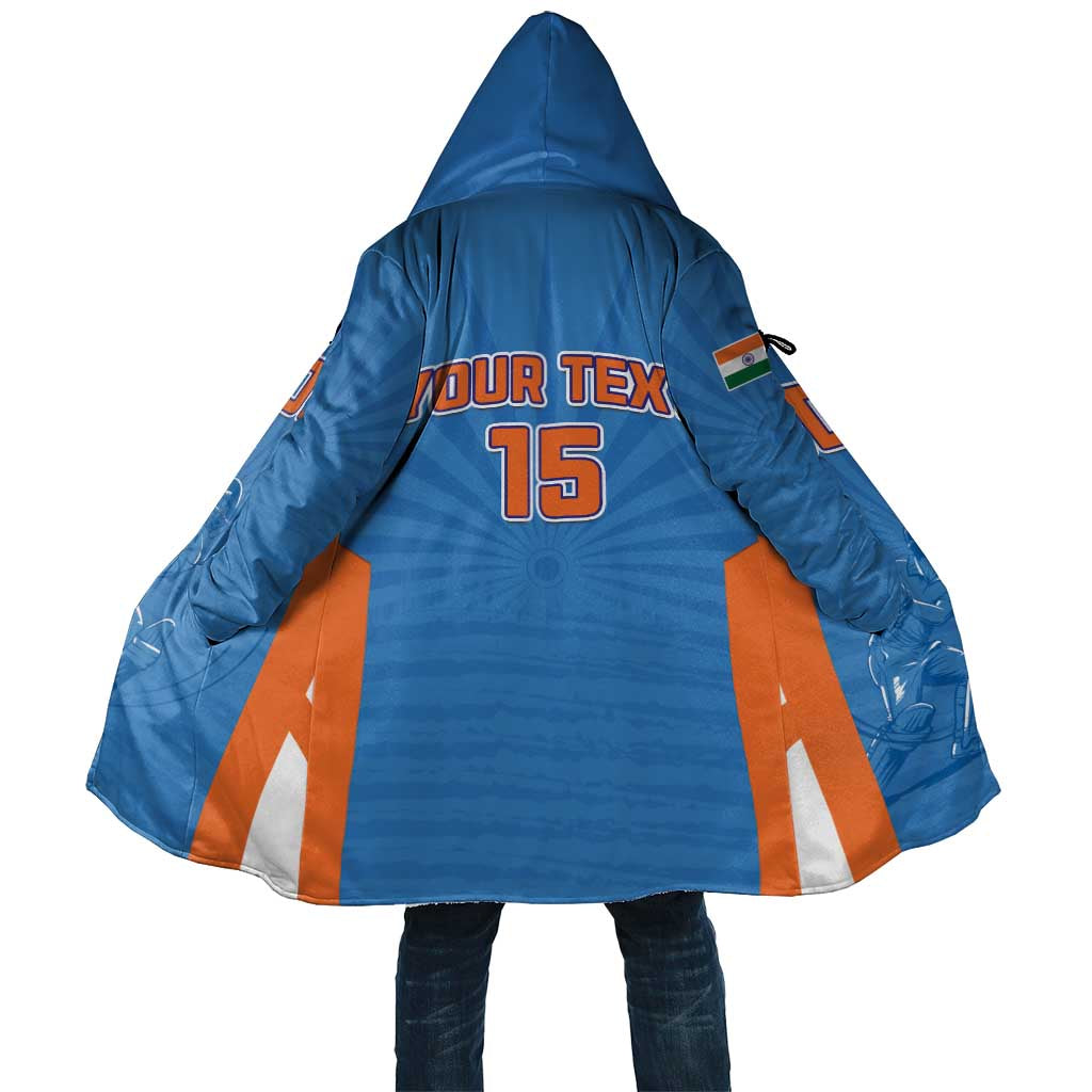 Custom India Cricket Cloak Go Champions - Wonder Print Shop