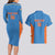 Custom India Cricket Couples Matching Long Sleeve Bodycon Dress and Hawaiian Shirt Go Champions - Wonder Print Shop