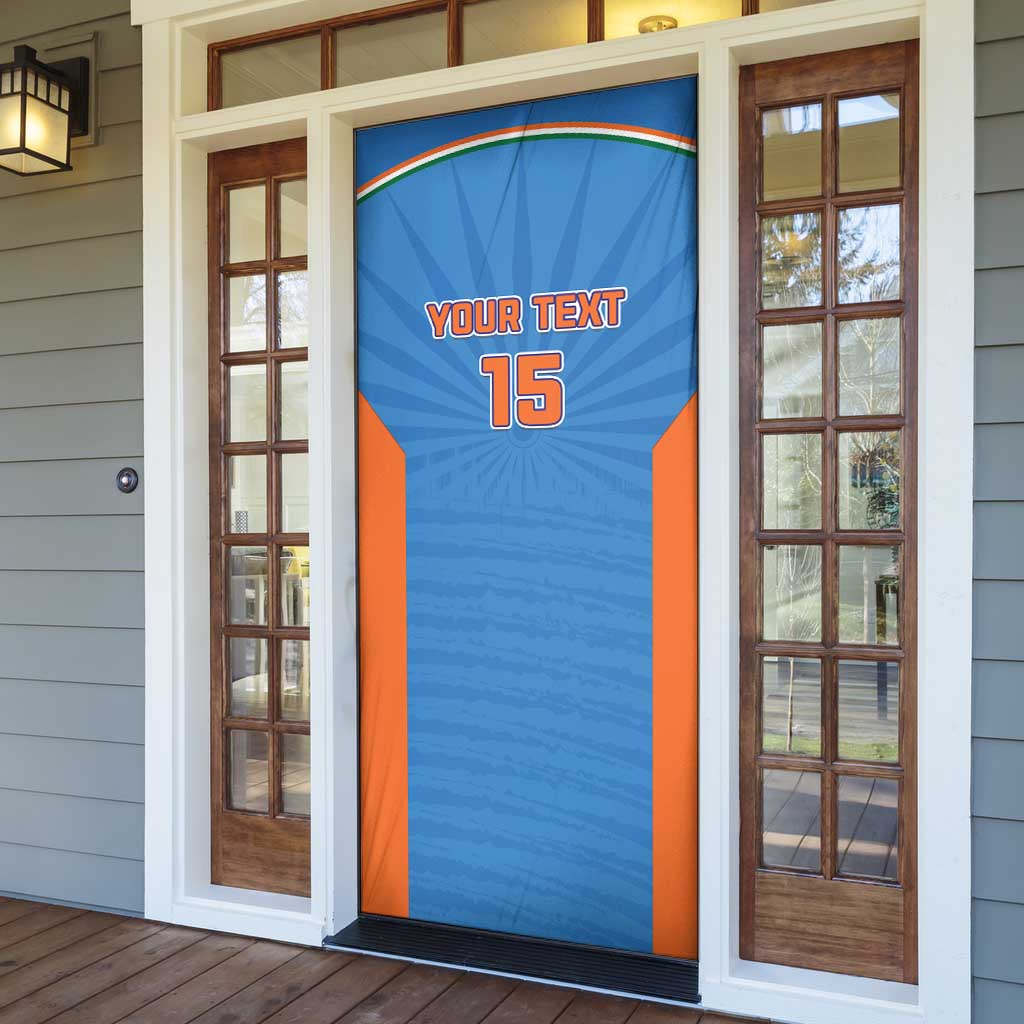 Custom India Cricket Door Cover Go Champions - Wonder Print Shop