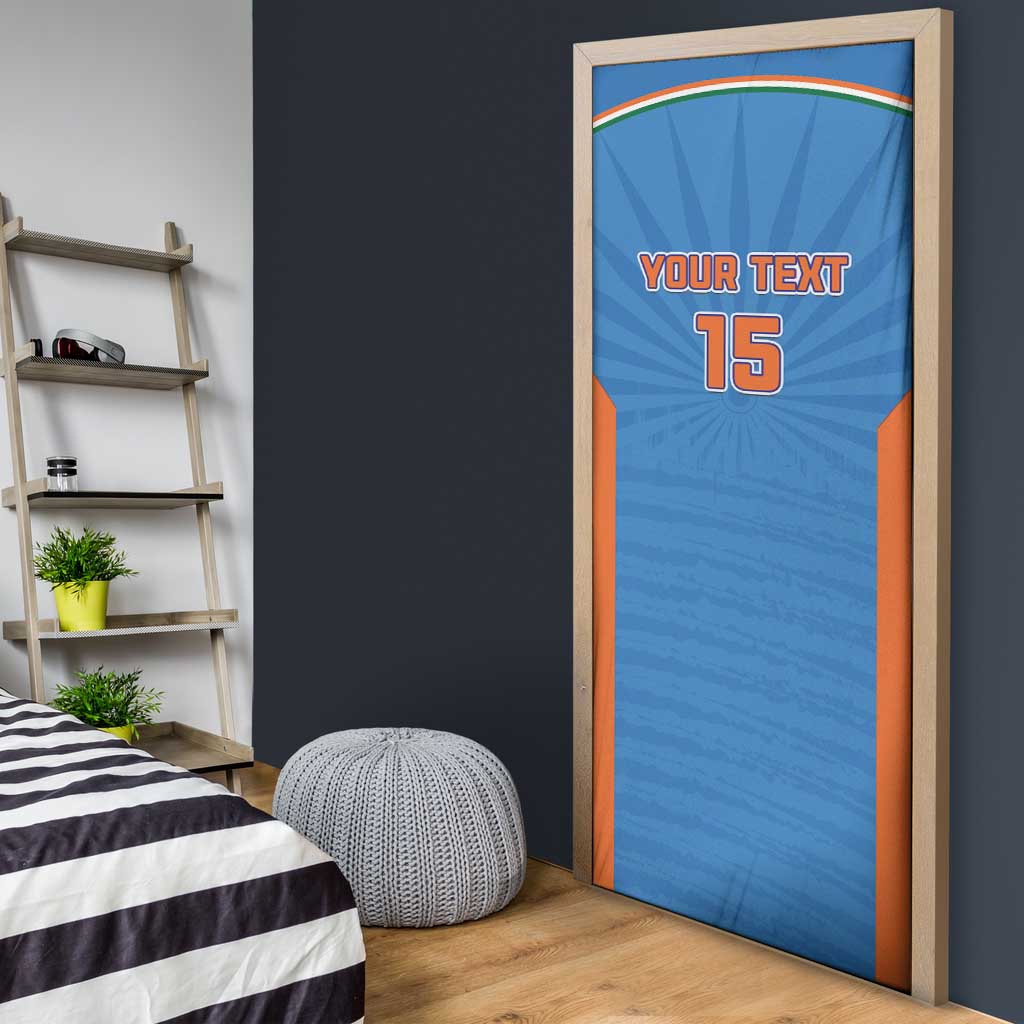 Custom India Cricket Door Cover Go Champions - Wonder Print Shop