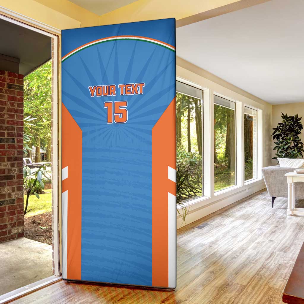 Custom India Cricket Door Cover Go Champions - Wonder Print Shop