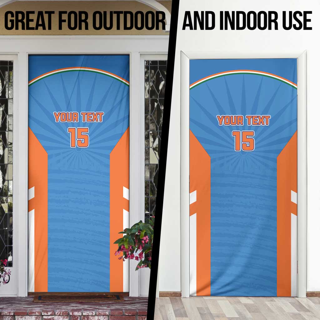 Custom India Cricket Door Cover Go Champions - Wonder Print Shop