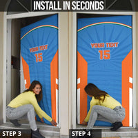 Custom India Cricket Door Cover Go Champions - Wonder Print Shop