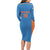 Custom India Cricket Family Matching Long Sleeve Bodycon Dress and Hawaiian Shirt Go Champions - Wonder Print Shop