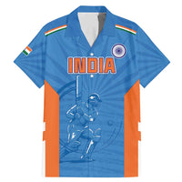 Custom India Cricket Family Matching Mermaid Dress and Hawaiian Shirt Go Champions - Wonder Print Shop