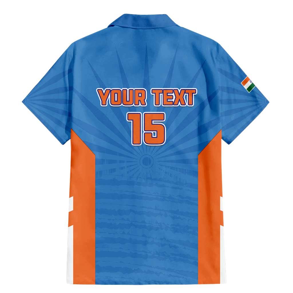 Custom India Cricket Family Matching Mermaid Dress and Hawaiian Shirt Go Champions - Wonder Print Shop