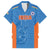 Custom India Cricket Family Matching Off The Shoulder Long Sleeve Dress and Hawaiian Shirt Go Champions - Wonder Print Shop