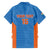 Custom India Cricket Family Matching Off The Shoulder Long Sleeve Dress and Hawaiian Shirt Go Champions - Wonder Print Shop