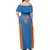 Custom India Cricket Family Matching Off Shoulder Maxi Dress and Hawaiian Shirt Go Champions - Wonder Print Shop