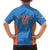 Custom India Cricket Family Matching Off Shoulder Short Dress and Hawaiian Shirt Go Champions - Wonder Print Shop