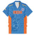 Custom India Cricket Family Matching Short Sleeve Bodycon Dress and Hawaiian Shirt Go Champions - Wonder Print Shop