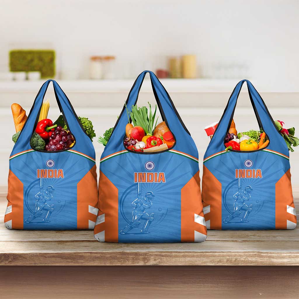 India Cricket Grocery Bag Go Champions - Wonder Print Shop