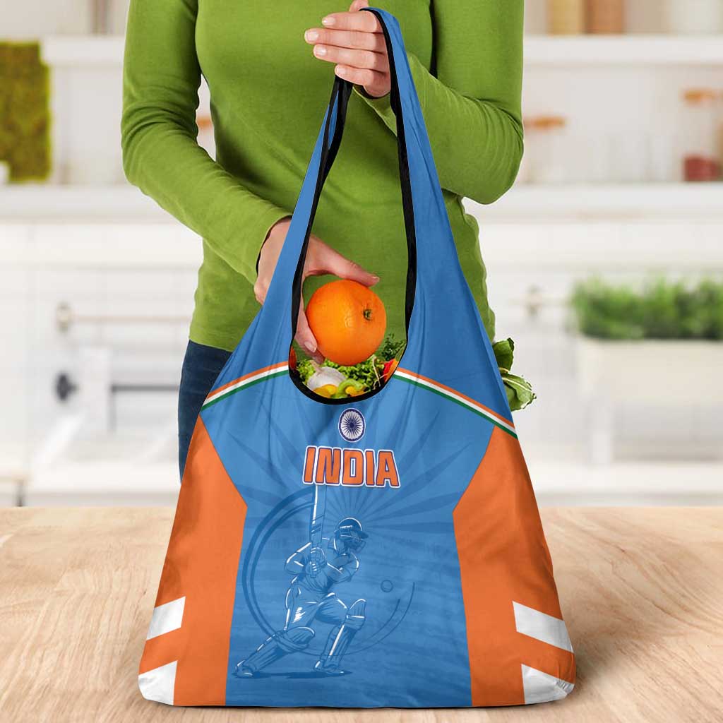 India Cricket Grocery Bag Go Champions - Wonder Print Shop