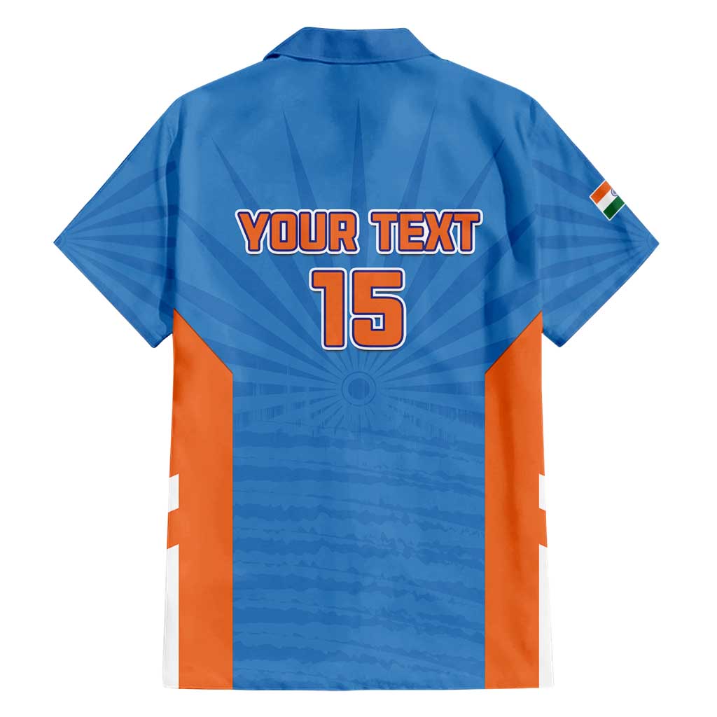 Custom India Cricket Hawaiian Shirt Go Champions - Wonder Print Shop