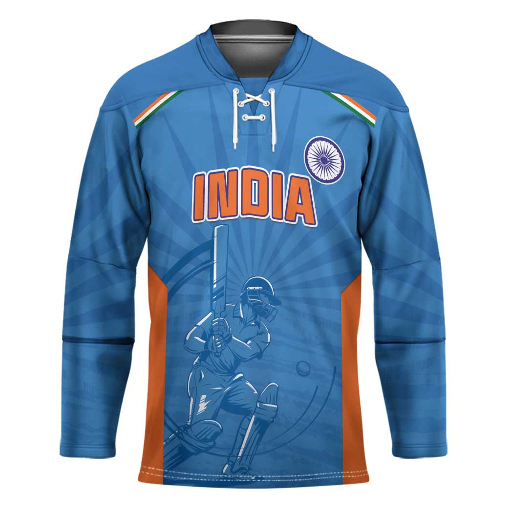 Custom India Cricket Hockey Jersey Go Champions - Wonder Print Shop