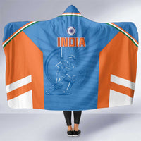 India Cricket Hooded Blanket Go Champions - Wonder Print Shop