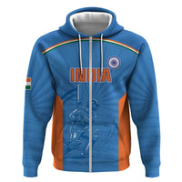 Custom India Cricket Hoodie Go Champions - Wonder Print Shop
