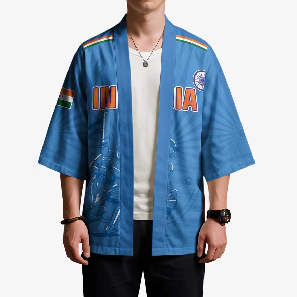 Custom India Cricket Kimono Go Champions - Wonder Print Shop