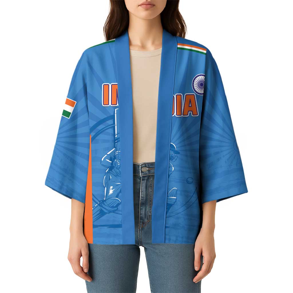 Custom India Cricket Kimono Go Champions - Wonder Print Shop