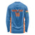 Custom India Cricket Long Sleeve Shirt Go Champions - Wonder Print Shop