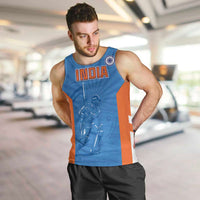 Custom India Cricket Men Tank Top Go Champions - Wonder Print Shop