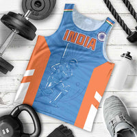 Custom India Cricket Men Tank Top Go Champions - Wonder Print Shop