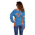 Custom India Cricket Off Shoulder Sweater Go Champions - Wonder Print Shop