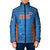 Custom India Cricket Padded Jacket Go Champions - Wonder Print Shop