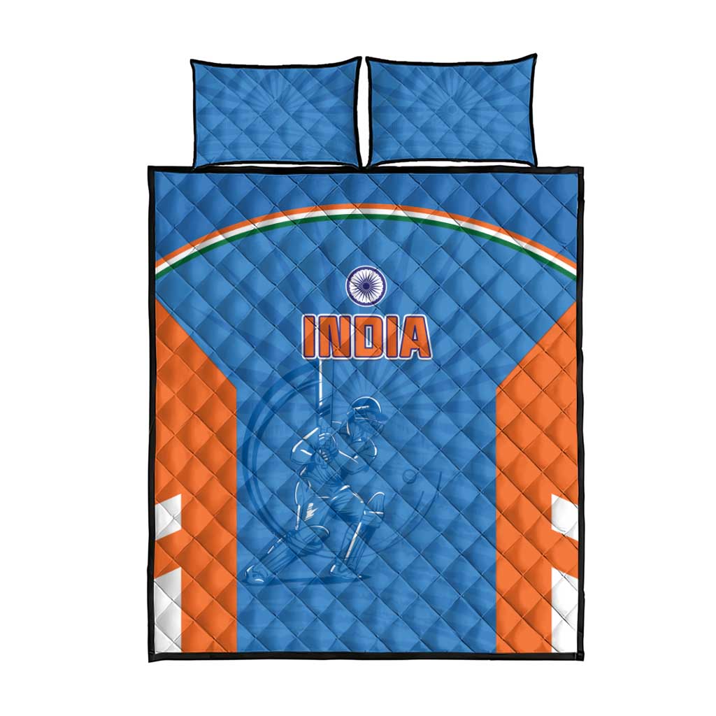 India Cricket Quilt Bed Set Go Champions - Wonder Print Shop