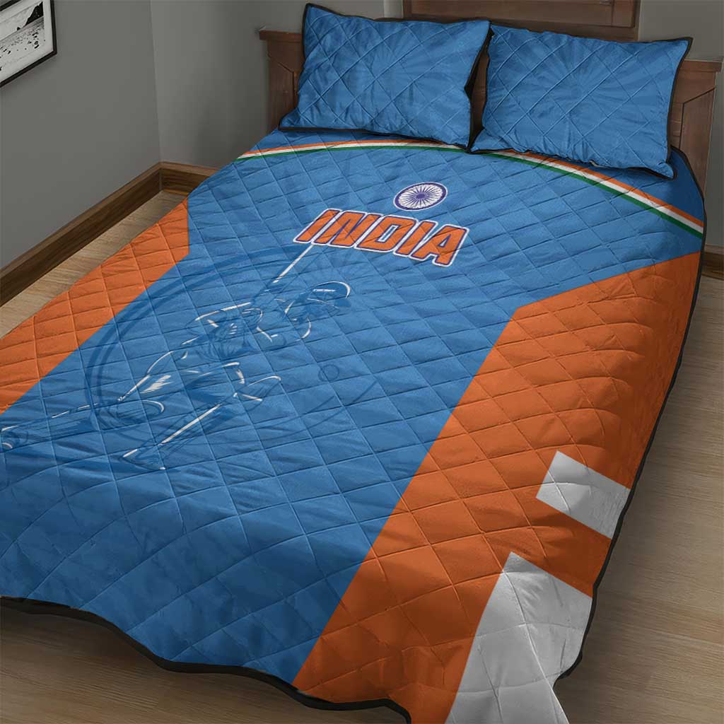 India Cricket Quilt Bed Set Go Champions - Wonder Print Shop